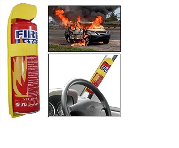 Fire Stop Spray 500 ml Portable fire Extinguisher Can Stop fire Safety Foam Non Toxic Environmentally Safe Ozone Friendly Formula Easy To Operate And Enjoys High fire Fighting Efficiency And Long Term Storage