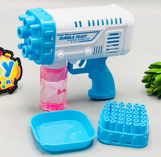 Electric Bubble Gun Machine for Kids Water Bubble Gun with Bubble Liquid Included