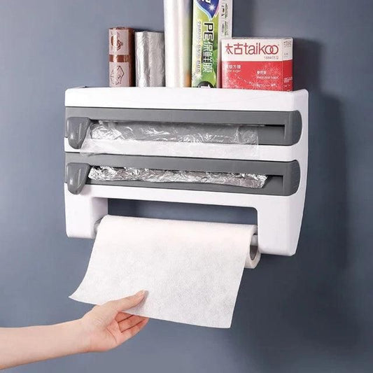 4in1 Tissue Dispenser Towel Paper Napkin Tissue and Wrap Holder